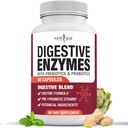 NEW AGE Digestive Enzymes for Gut Health - Probiyotik Multi Enzymes with Prebiyotiks and Probiyotiks with Lipase for Women and Men for Digestive Health, Daily Enzymes for Diges - 60 Count