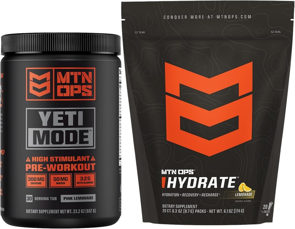 MTN OPS Amai Mode Pink Lemonade + Hydrate Lemonade