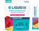 Sıvı I.V.® Hydration Multiplier Sugar-Free - Raspberry Lemonade | Elektrolyte Toz İç Mix | 1 Pack (14 hizmet)