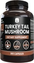Pure Original Materialss Türkiye Tail Mushroom, (365 Capsules) Hiçbir Magnezyum Or Rice Fillers, Always Pure, Lab