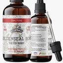 Goldenseal Tincture 4 oz – Organic Herbal Extract | Alcohol Free | Vegan Herbal Drops - Made in USA