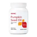 GNC Pumpkin Seed Oil 1000mg Supplement, Supports Prostate Health, 100 Servings