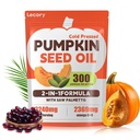 Pumpkin Seed Oil Capsules with Saw Palmetto - 3240mg - 300 Softgels, Cold Pressed, Essential Fatty Acids & Phytosterols, Natural Supplement for Hair Growth, Urinary - Non-GMO