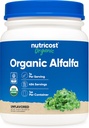 Nutricost Organik Alfalfa Toz 1LB - USDA sertifikalı% 100 Organik, Vejetaryen, Non-GMO, Gluten Free