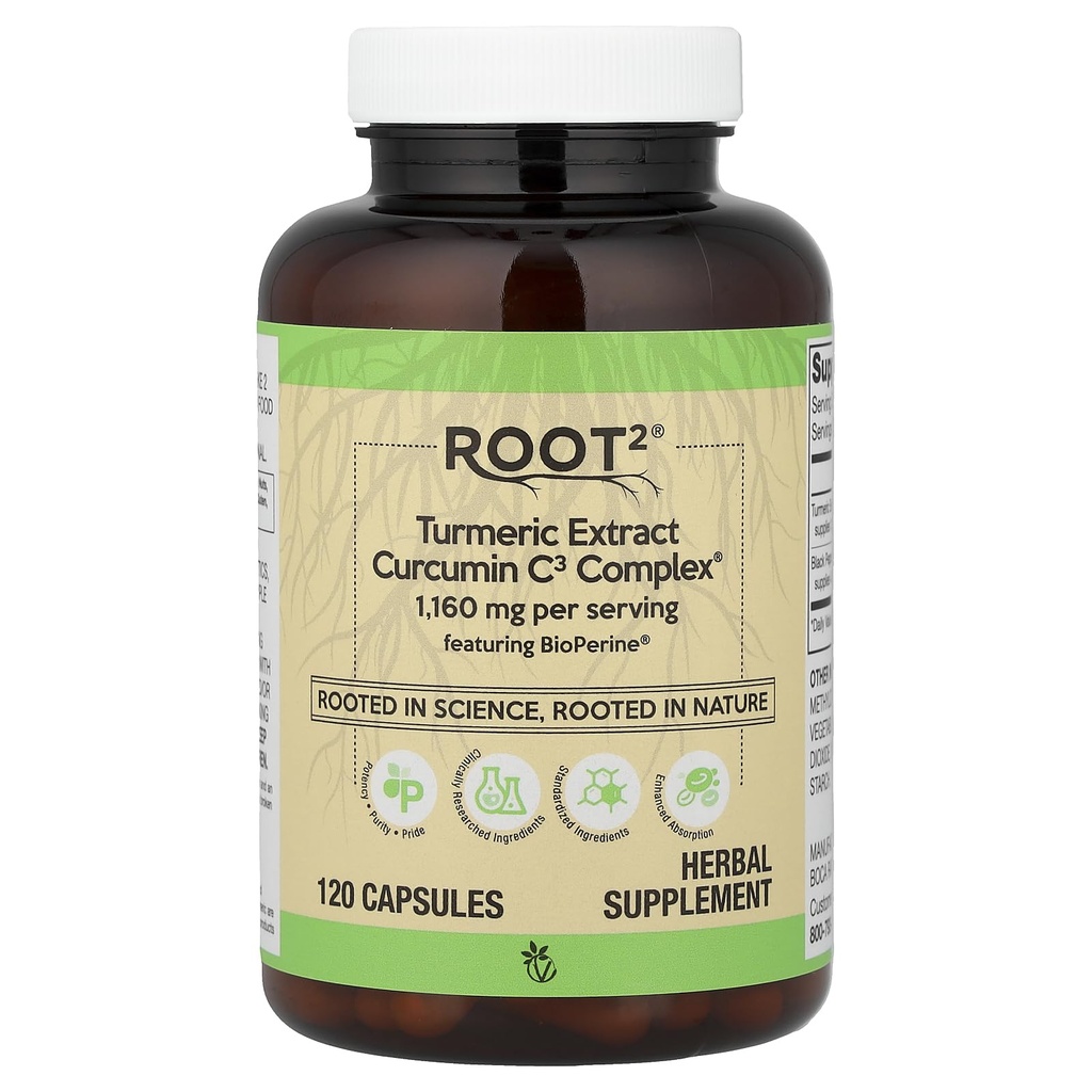Vita cost Turmeric Extract Curcumin C3 Complex με Bioperine - 1,160 mg ανά Σερβίρισμα - 120 Κάψουλες