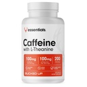 Bucked Up Caffeine with L-Theanine | 100mg Caffeine + 100mg L-Theanine per Serving | Non-GMO | Gluten-Free | Third-Party Tested Energy Support Supplement - 200 Servings (200 Capsules)