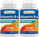 En İyi Doğal Vitamin B6 25 mg 250 Tablet (250 Kont)