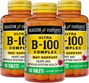 MASON NATURAL Ultra B,100 Kompleksi, 300,Day Supply, Normal Immune Desteği ve Enerji Metabolism için 3 Pack