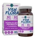Vital Planet - Vital Flora Γυναίκες Πάνω από 55 Ημερήσιο Προβιοτικό, 60 δισεκατομμύρια CFU, Diverse Strains, Βιολογικά Πρεβιοτικά, Κολπική και Ανοσολογική Υποστήριξη, Πνευστική Υγεία Προβιοτικά για Γυναίκες 60 Κάψουλες