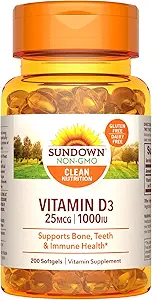 Ηλιοθεραπεία Βιταμίνη D3, 200 Softgels
