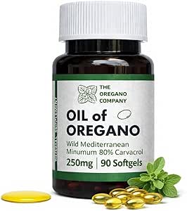OREGANO KURUMSAL- Oregano yağı | 90 Softgels, Natural Carvacrol, Edible Food Grade, Aceite De Oregano, Potency, Capsules, Wild Mediterranean Oregano Oil GelCaps Extract,Wild Supplements,