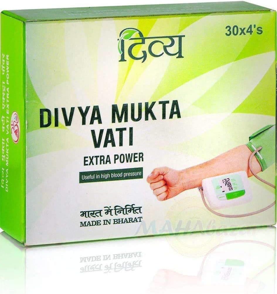 Orijinal Patanjali Divya Muktavati, Ekstra Güç 120 Kont, Ayurvedic,% 100 Doğal