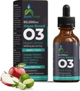Omega 3 Liquid Vegan Drops - DHA & EPA Algae Oil - 60 ml Dropper Şişe - 2000 mg per Servis başına - Tüm Aile için Genel Vücut Wellness Tamamını Destekler