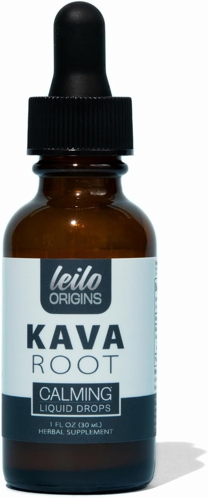 LEILO Kava Root Liquid Ekstraksiyon | Rahatlama |% 70 Ekstra Güç - Alkol Özgür | (1 Fl Oz, 30 Hizmet)
