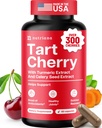 3 1 Tart Cherry Extract Capsules with Turmeric & Celery Seed for Feet & Ortak Destek Uric Acid Flush Cleanse & Purge Pills, 60 Veggie Capsules ABD'de Üretildi