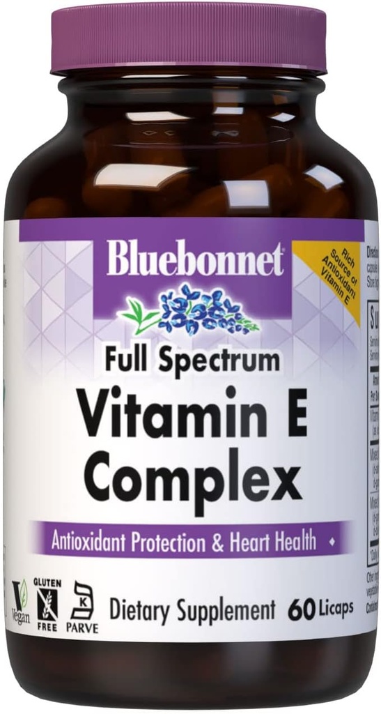 Bluebonnet Natural Full Spectrum Vitamin E Complex - 60 Λίκα