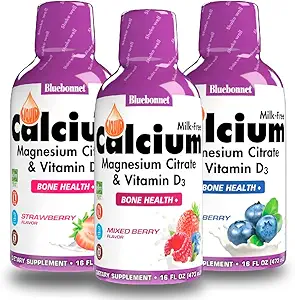 Bluebonnet Beslenme Tasdilo Citrate, Vitamin D3 - Blueberry, Strawberry ve Mix Berry Flavor, 3 Şişe 16 Fl Oz Her (48 Fl Oz Total)