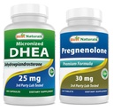 Best Naturals DHEA 25 mg & Pregnenolone 30 Mg