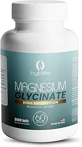 Magnezyum Glycinate 800 mg / Yüksek Absorpsiyon - Wellness /Sleep/Muscle Function / Heart Health/Stress Relief / Heart Health /Stress Relief /