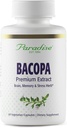 Cennet Herbs Bacopa Extract, Vegan, Non-GMO, Gluten Free, 60 Capsules