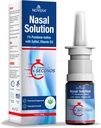 NOVEHA Nasal Spray - 1% Povidone-Iodine Spray, βιταμίνη D3, Aloe-Vera - Nasal Cleanser (30mL)