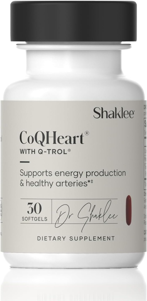 CoQHeart®, Q-Trol®- Energy Support for Heart Health - Coenzyme Q10 ve Resveratrol Mix - Faciliteates Enerji Üretimi ve Kan Gemi Sağlığı - Arteries - 30 Softgels