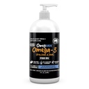 Köpekler ve Kediler için Balık Yağı - Kediler ve Köpekler için Hayvanlar Omega 3 için Güzel - Skin & Coat için Tamam, Itching, Shedding, Commons & Immune Health - 100% Pure Omega Fish Oil with EPA & DHA (8 oz)