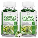 Soursop Graviola Capsules with Kelp, for Cell Regeneration, Enhances Immunity, Digestive Support, Anti-oxidant* Properties, Gluten Free, Vegan, 120 Counts (2 Pack)