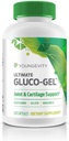 Youngevity Ultimate Gluco-Gel - Ortaklar için, Tendons, Bones & Cartilage | Contains Glucosamine, Gelatin & Manganese | 120 Capsules | 1 Şişe