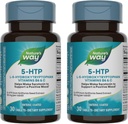 Nature's Way 5-HTP, L-5-Hydroxytryptophan, Serotonin'i Olumlu Bir Bakış*, Vitamin B6, C, Griffonia Bean Extract, 30 Tabletler (Pazarlama May Vary) - 2 Packing