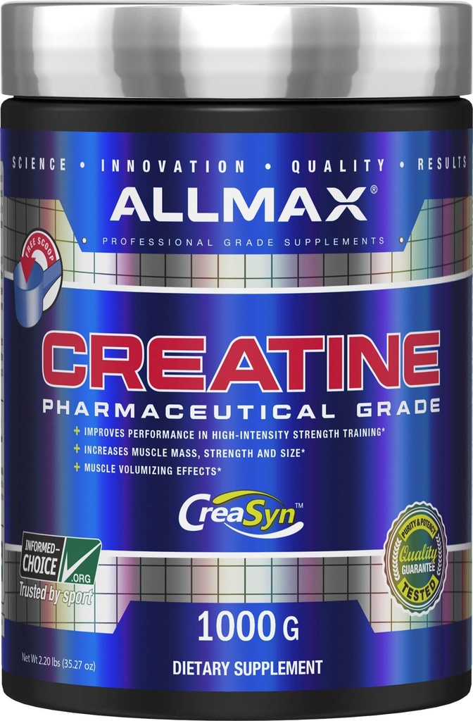 ALLMAX Beslenme Kreatine Monohidrat Toz, 1000g