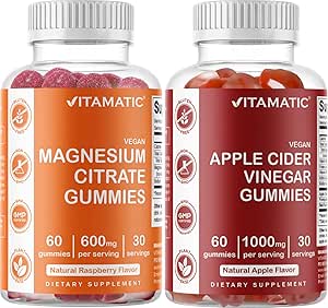 Vitamatic Magnezyum & Apple Cider Vinegar Gummies - 60 Vegan Her Şey