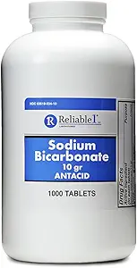 Güvenilir-1 Laboratuvarlar Sodyum Bikarbonat Antacid Tabletleri Indigestion & Heartburn Relief | Bulk Antacids – 1000 Şişe Kont