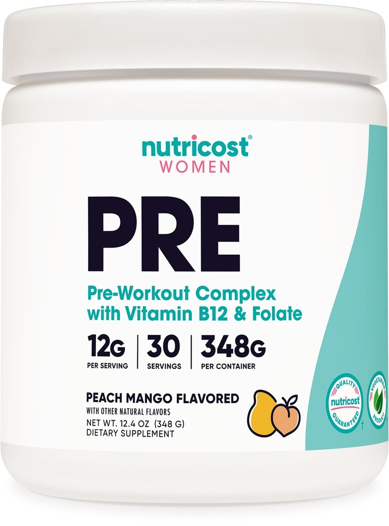 Nutricost σε σκόνη για γυναίκες, Ροδάκινο Mango, 30 υπηρεσίες