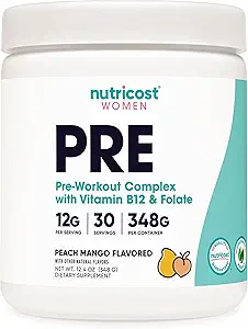 Nutricost σε σκόνη για γυναίκες, Ροδάκινο Mango, 30 υπηρεσίες