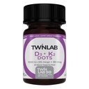 Twinlab Vitamin D3 1000 + K2 Dots - Bone & Heart Health - Immune Support - 25 mcg, 60 Tablets (1000 IU)