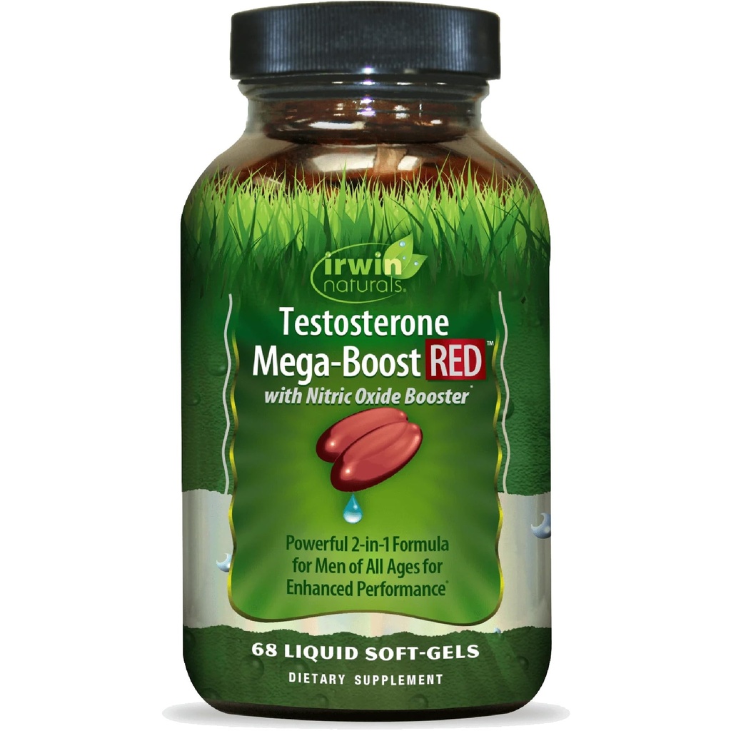 Irwin Naturals testosteron Mega Boost Red 68 Sgels