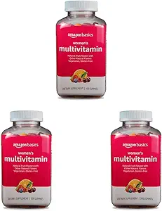 Βασικές Πολυβιταμίνες γυναικών, 300 Gummies (150 Services) (Πρώην Solimo) (πακέτο των 3)