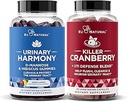 ούρηση συμπλήρωμα Duo, Killer Cranberry κάψουλες & ούρα Αρμονία Gummies - UT αμυντικά μείγματα, D-μαννόζη & Hibiscus + Cranberry, Pine Bark, Propolis & Vitamin D, κλινικά συστατικά δύναμη