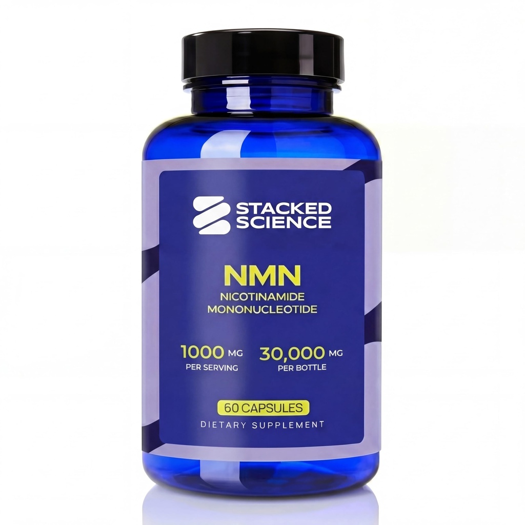 Nicotinamide Mononucleotide NMN 1000 mg - High Strength Formula - Adult Daily Supplement (60 Capsules, 30 Servings)