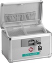 Metal Medicine Storage Box with Key, 10 x 6 x 6.7" First Aid Box Lock For Drug, Kok Prodüksiyonu Home, Dorm, Office