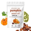 Pumpkin Seed Oil Capsules with Saw Palmetto – 300 Softgels | Cold Pressed, Pure Virgin Oil | Supports Hair, Urinary, Bladder & Prostate Health | Non-GMO