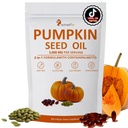 Premium Pumpkin Seed Oil with Saw Palmetto 3000mg Soft Capsule | Cold Pressed Virgin, Pure Virgin Oil | Supports Hair, Urinary, Bladder & Prostate Health - 300 Count