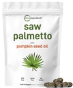 Micro Ingredients Saw Palmetto with Pumpkin Seed Oil for Men, 240 Softgels| Cold-Pressed Extract | Virgin Oil Formula | Rich in Essential Fatty Acids & Phytosterols | Non-GMO, Gluten & Soy Free