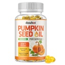 duwhot Pumpkin Seed Oil Capsules for Hair, with Saw Palmetto, Vitamin A, E, Biotin, Zinc, 3000mg Per Serving, Cold Pressed, 180 Softgels