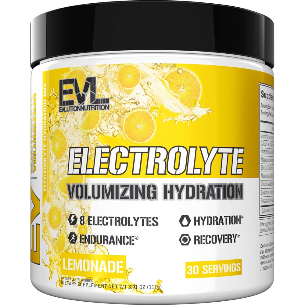 Ultimate Electrolytes Powder Hydration Drink - Quick Replenishing Hydration Powder Drink Mix with 8 Key Electrolytes and Antioxidants - Vegan Gluten Free Keto Friendly Blend (Λεμονάδα)