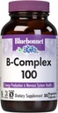 Bluebonnet Nutrition B Complex 100 κάψουλες λαχανικών, Πλήρης πλήρες φάσμα, βιταμίνη Β6, Β12, Βιοτίνη, Folate, Vegan, Χορτοφαγική, Χωρίς γλουτένη, Χωρίς σόγια, Χωρίς γάλα, Kosher, 50 κάψουλες λαχανικών