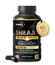 Erkekler ve Kadınlar için Shilajit Capsules, 16.000 mg Pure Himalaya Organik Shilajit Vitality ve Wellness,Premium Pure Himalaya Supplement 2 Ay Supply, 60 Capsules
