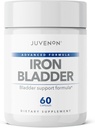 Juvenon Iron Bladder - συμπλήρωμα βοτάνων για τη λειτουργία υγιούς ουροδόχου κύστης - Υποστήριξη ακράτειας με εκχύλισμα σπόρων κολοκύθας, εκχύλισμα σόγιας, Saw Palmetto