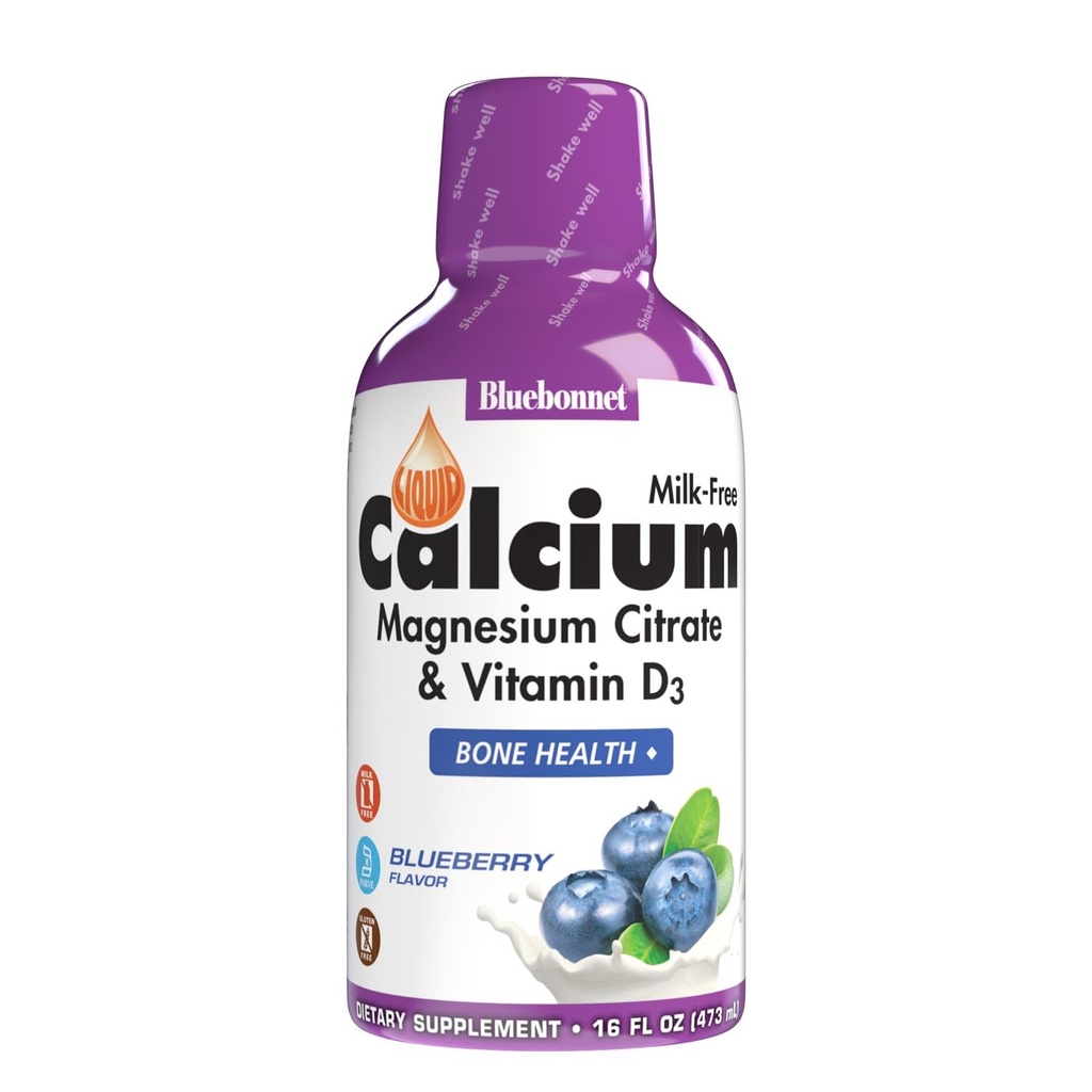 Bluebonnet Beslenme Sıvı Gıda Citrate, Vitamin D3, Bone Health, Gluten Free, Soy ücretsiz, süt ücretsiz, kosher,32 Hizmetler, Blueberry Flavor, 16 Fl Oz (kahkaha paketi)